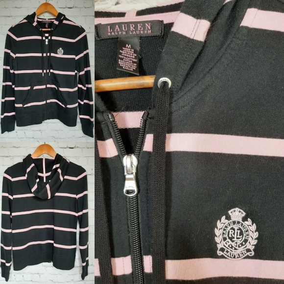 Ralph Lauren Tops - Ralph Lauren striped hoodie size M